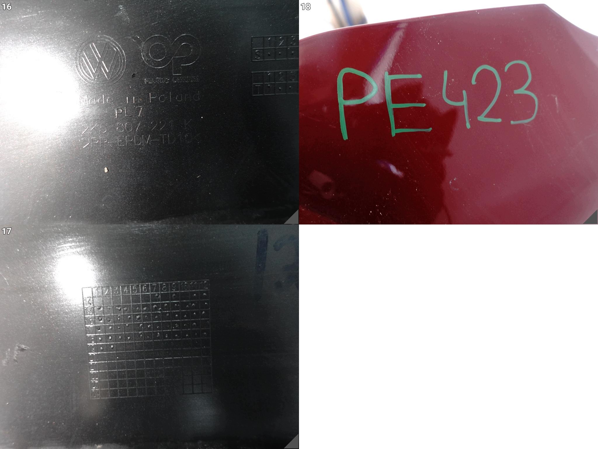 VOLKSWAGEN CADDY IV 2K5 LIFT 15-20 bumper front (without PDC/SPRYSKOW)