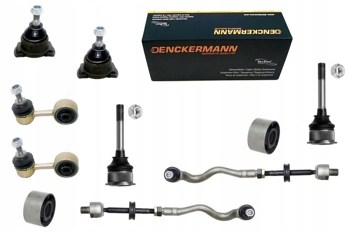 Čep Tyče Spojky Pouzdra Koncovky Bmw 3 E36 Přední Sada 12 Ks