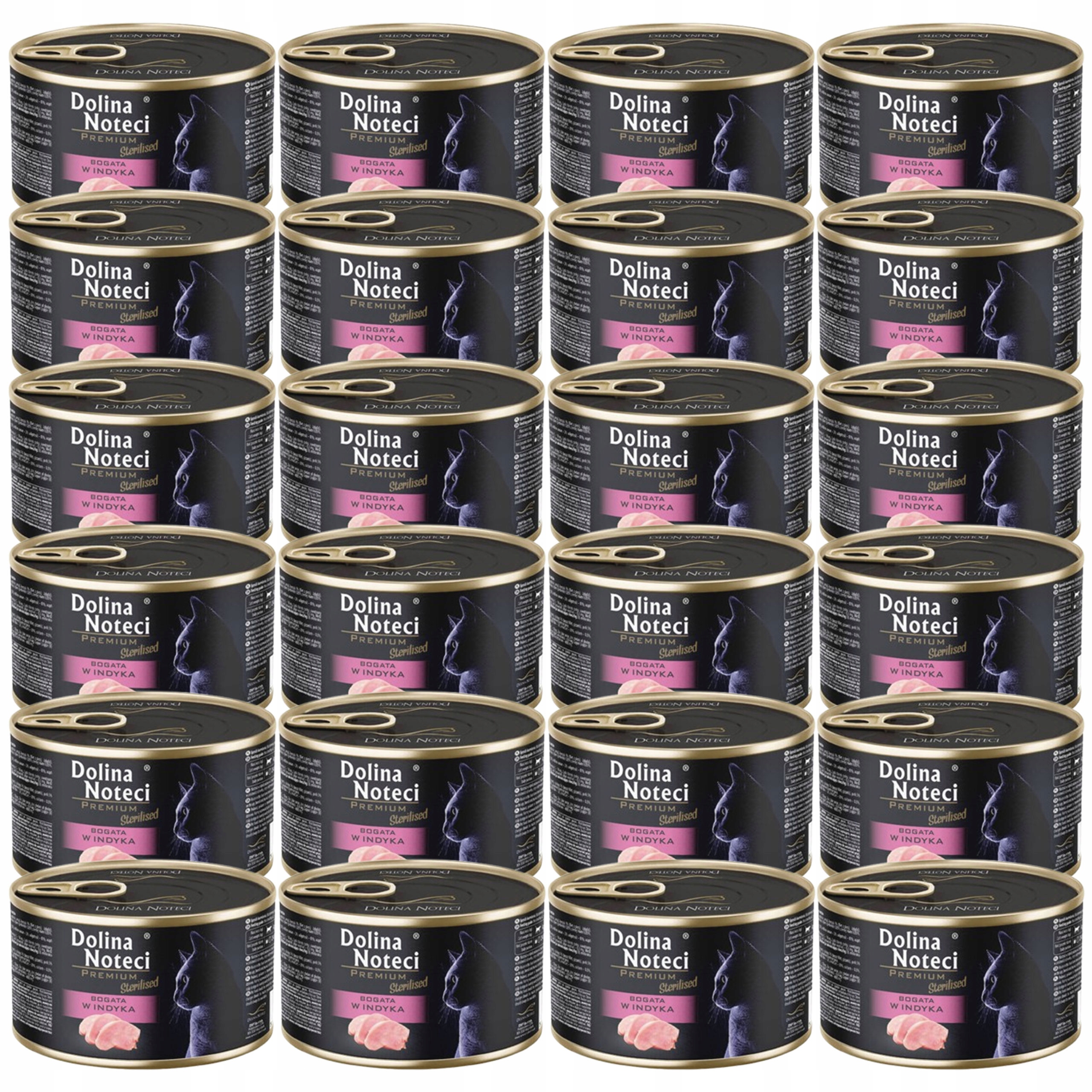 Dolina Noteci Premium Sterilised Krmivo mokré pro kočky Krůta 24 x 185 g