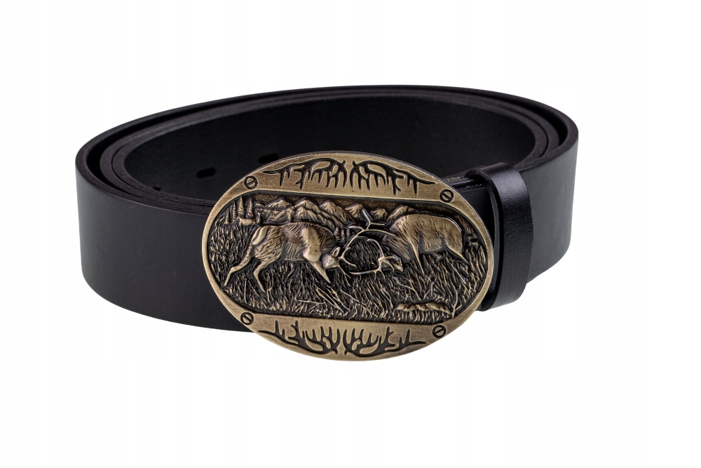 Kožený opasek Bór Hunter Classic Rut Gold 90