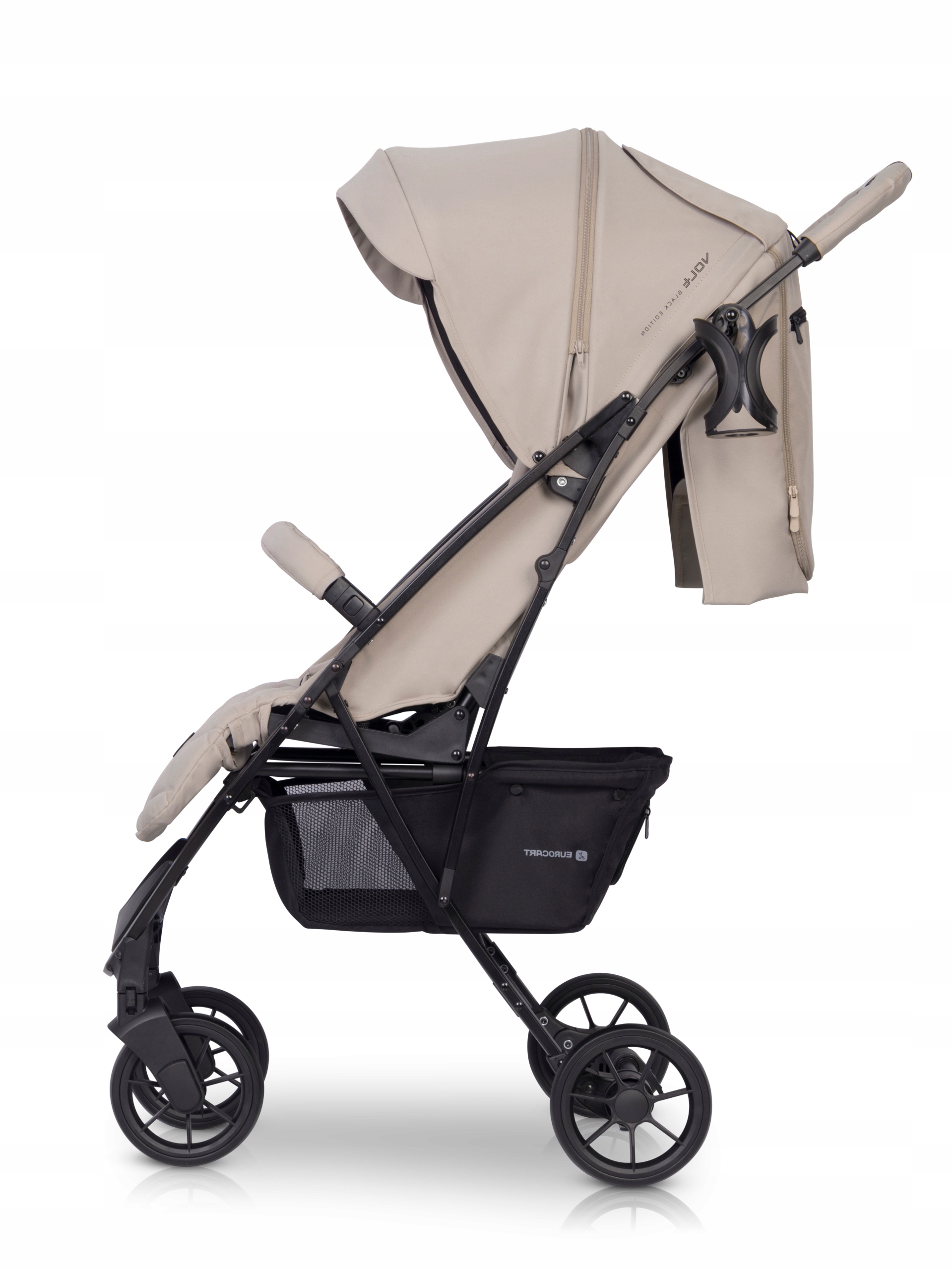 EURO-CART VOLT PRO wózek spacerowy FOSSIL Rodzaj kół Z tworzywa