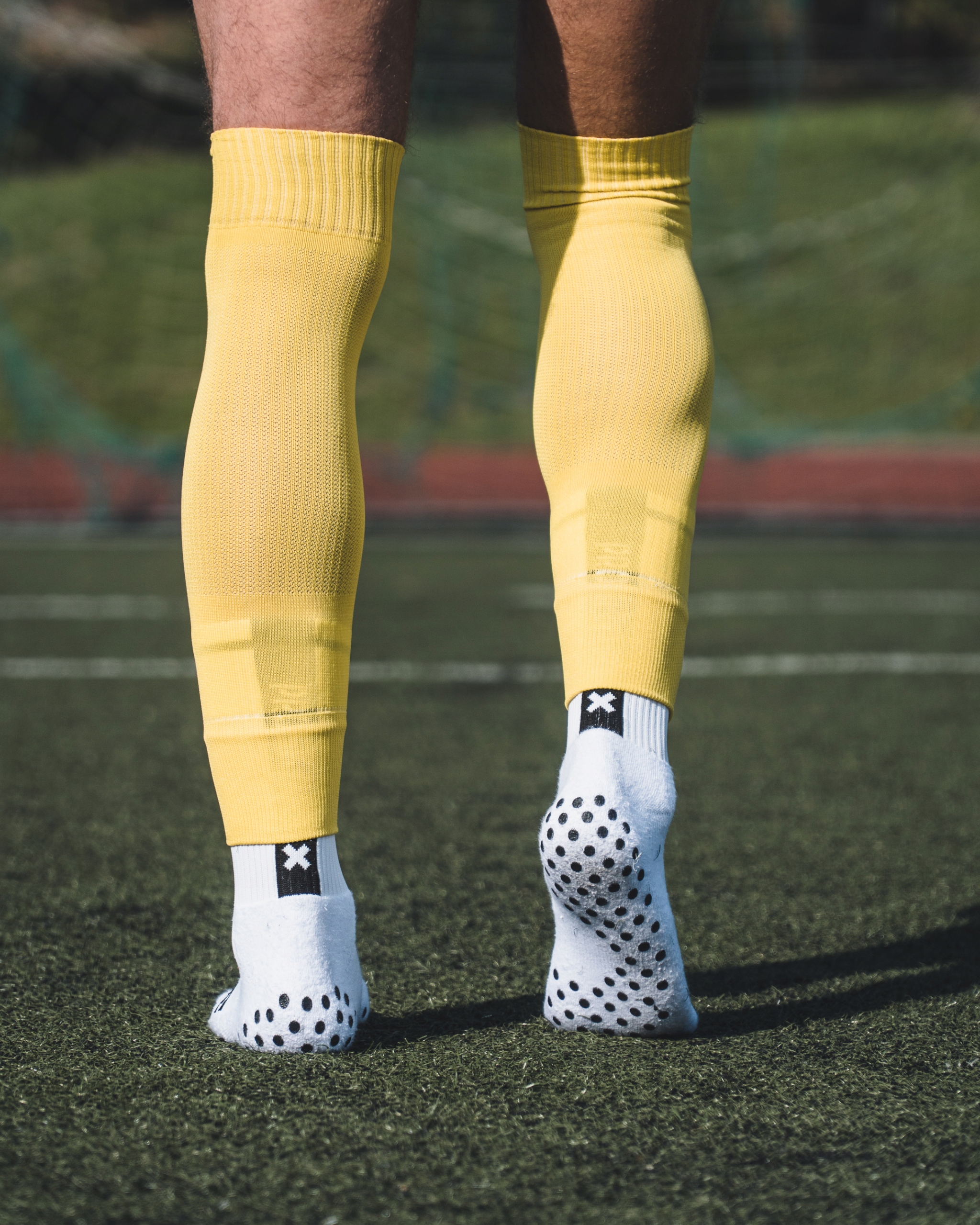 GETRY PIŁKARSKIE TUBY BEZ STOPY TRENINGOWE MECZOWE TRENING NA OCHRANIACZE Marka inna