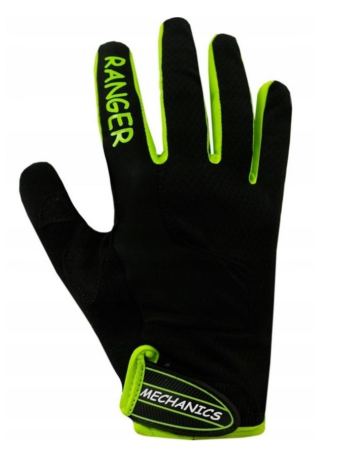 Rękawiczki sportowe z długimi palcami Mechanics Ranger XL zielony