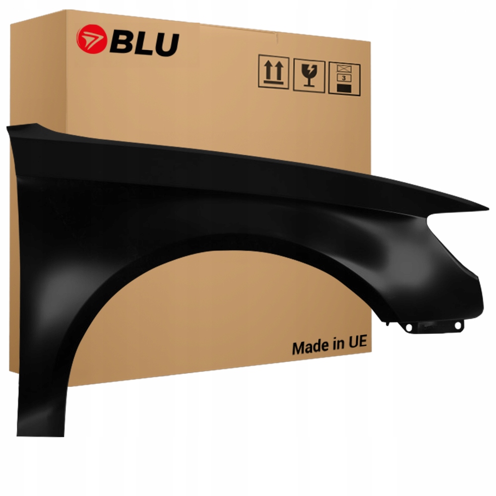 Blu Blatník Audi A6 C7 LY9B pravý černý 11-18 přední BrillantSchwarz