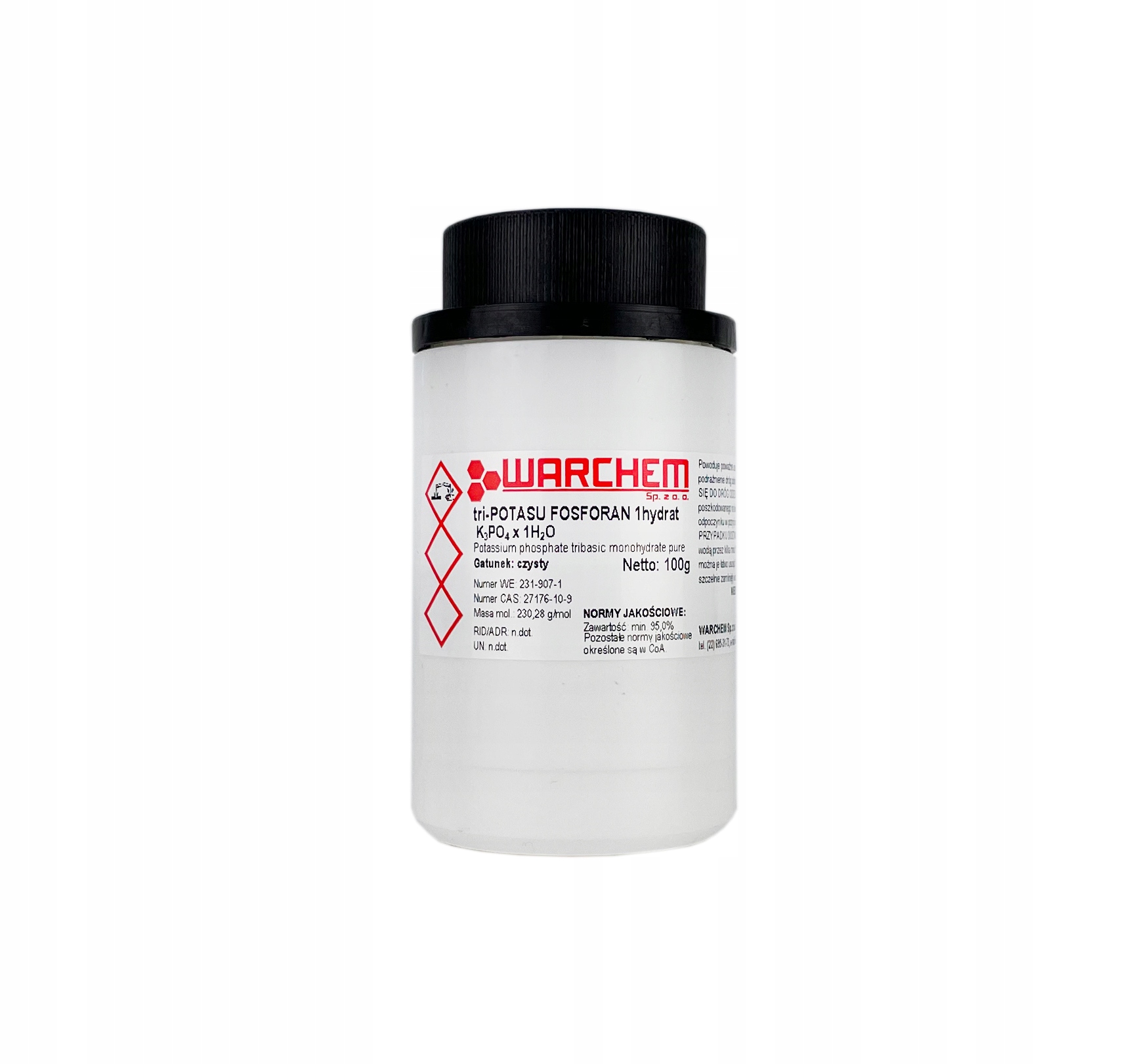 Fosforan tri- Potasu 1hydrat czysty 100g