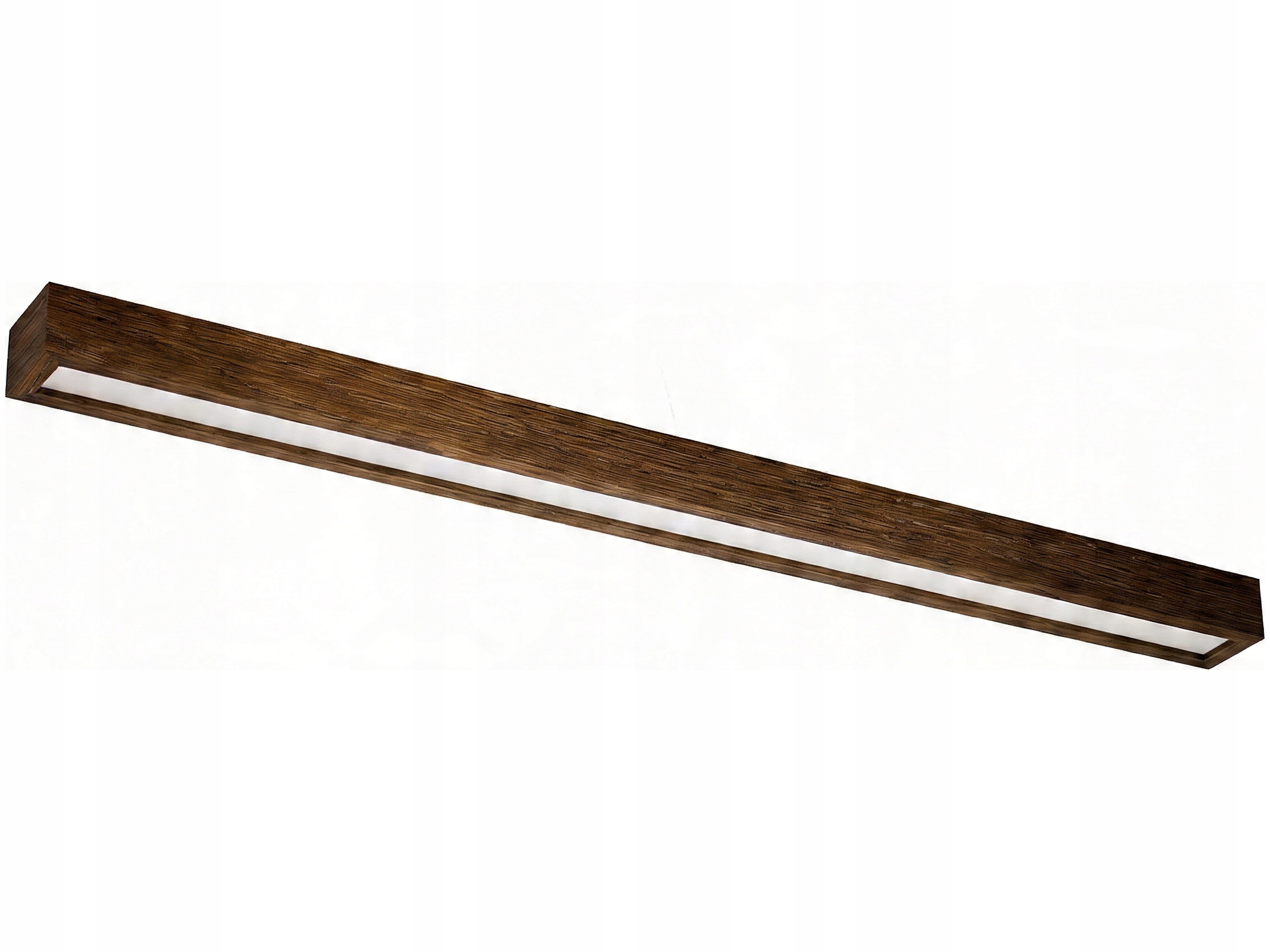 Stropná lampa Leja Led lišta stropné svietidlo drevo Tmavý Dub 120 cm do obývačky