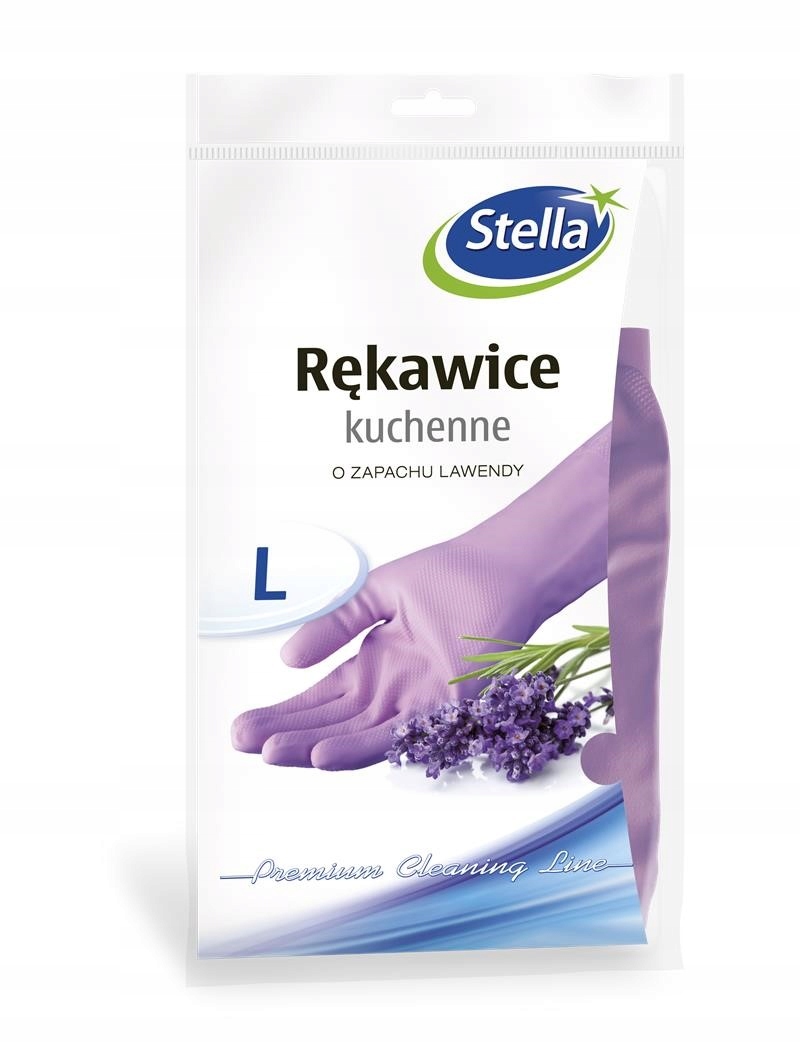 6 x Stella Kuchyňské rukavice s vůní levandule, velikost L