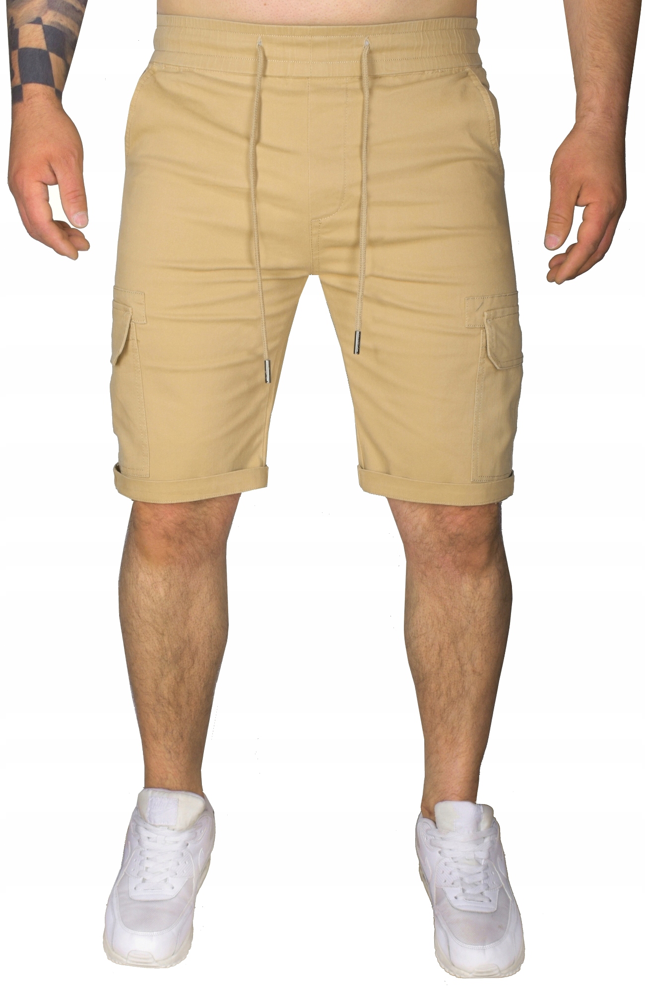 

Bojówki Spodenki Krótkie Męskie Kieszenie Jakość