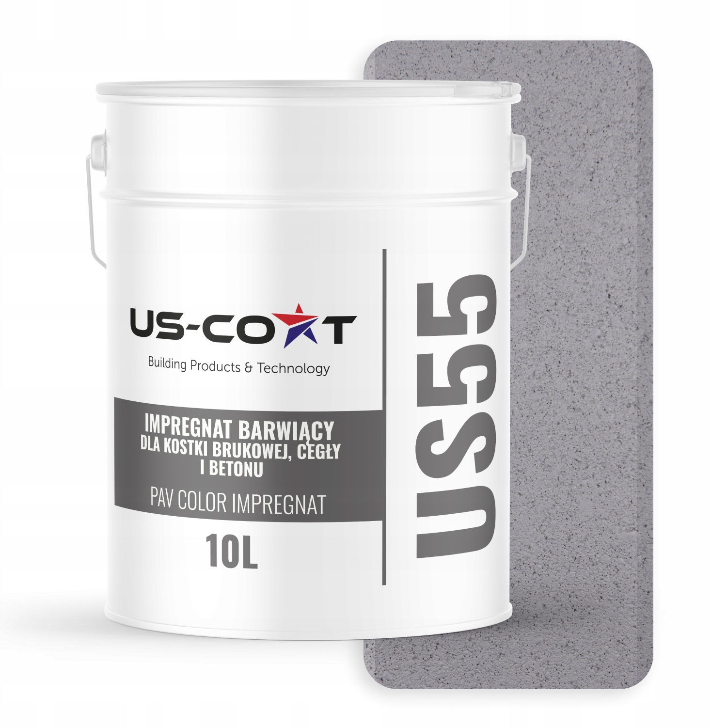 Barvící Impregnát Pro Dlažební Kostky Z Cihel Betonu, Barva Šedá 7045 10L