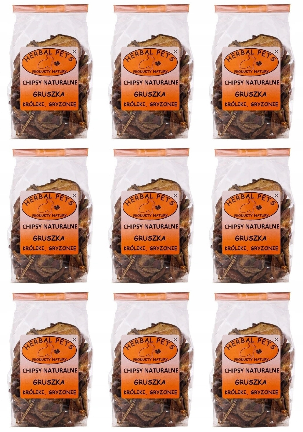 Levně Ovocné pochoutky Herbal Pets 0,075 kg hruška, 9 ks