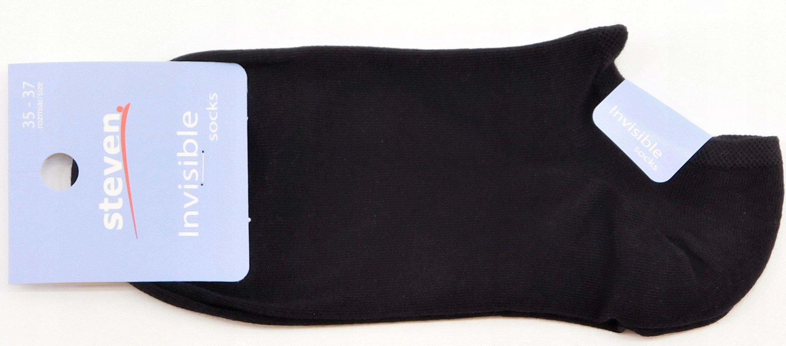 

Steven 007 stopki damskie Niewidoczne czarne 35-37