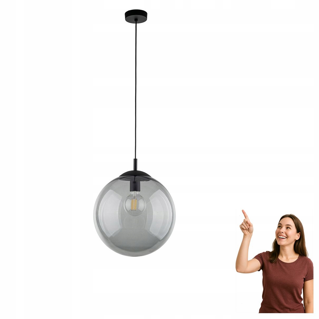 Závesná lampa Esme Graphite 5380 Tk Lighting