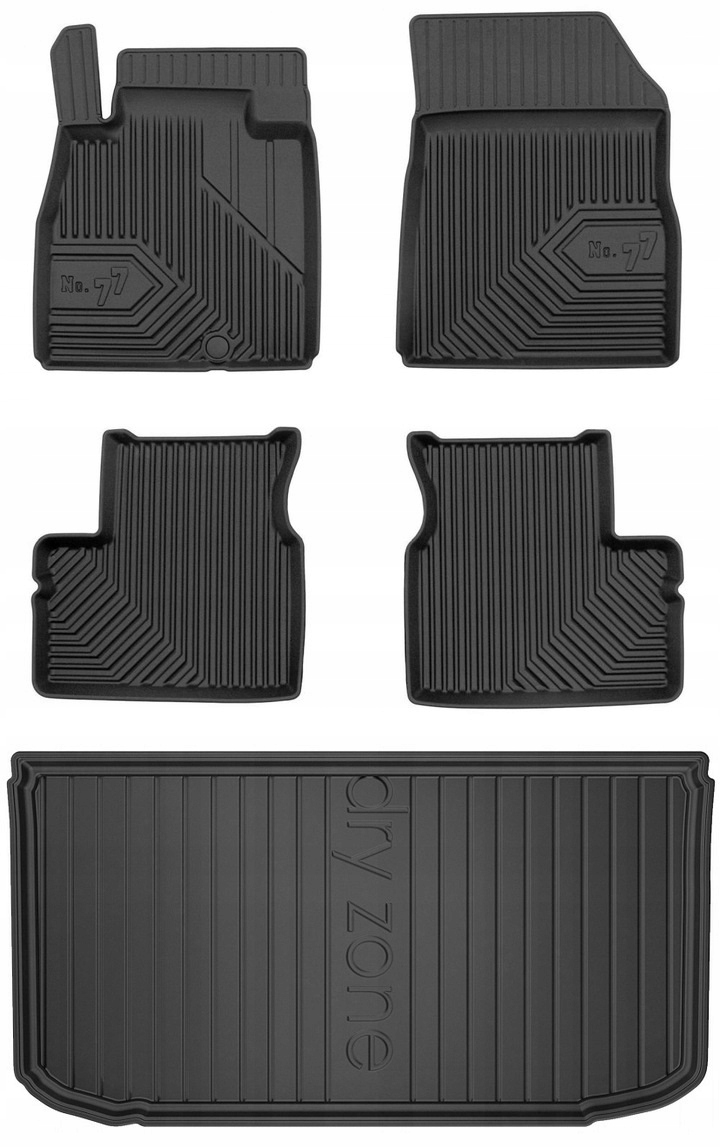 Set 77 Koberce a rohože Nissan Micra K13 Hb 2010-2016