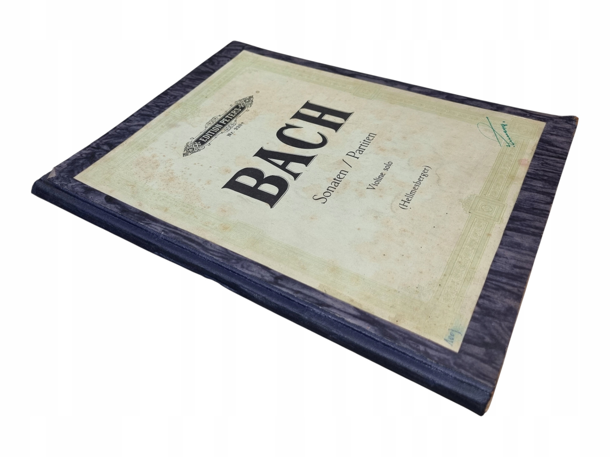 EDITION PETERES BACH SONATEN PARTITEN