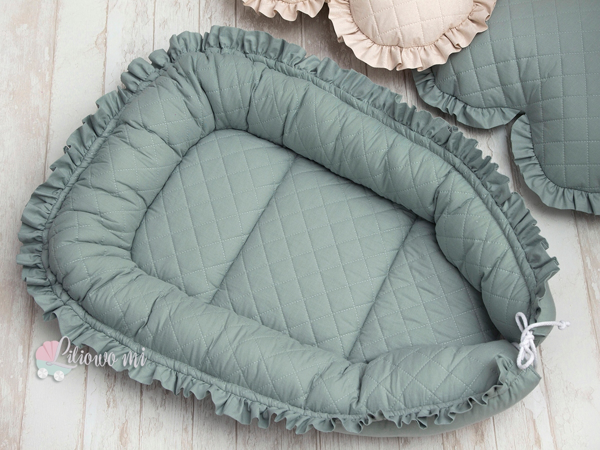KOKON GNIAZDKO Pikowany z falbaną Wysoka jakość Marka inna marka