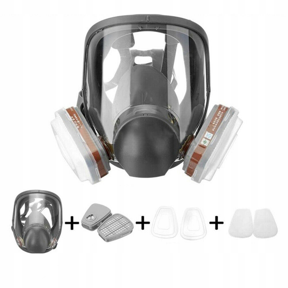 MASKA 6800 L LAKIERNICZA/ PRZECIWPYŁOWA PEŁNOTWARZOWA WIELOKROTNEGO Wyrób medyczny nie