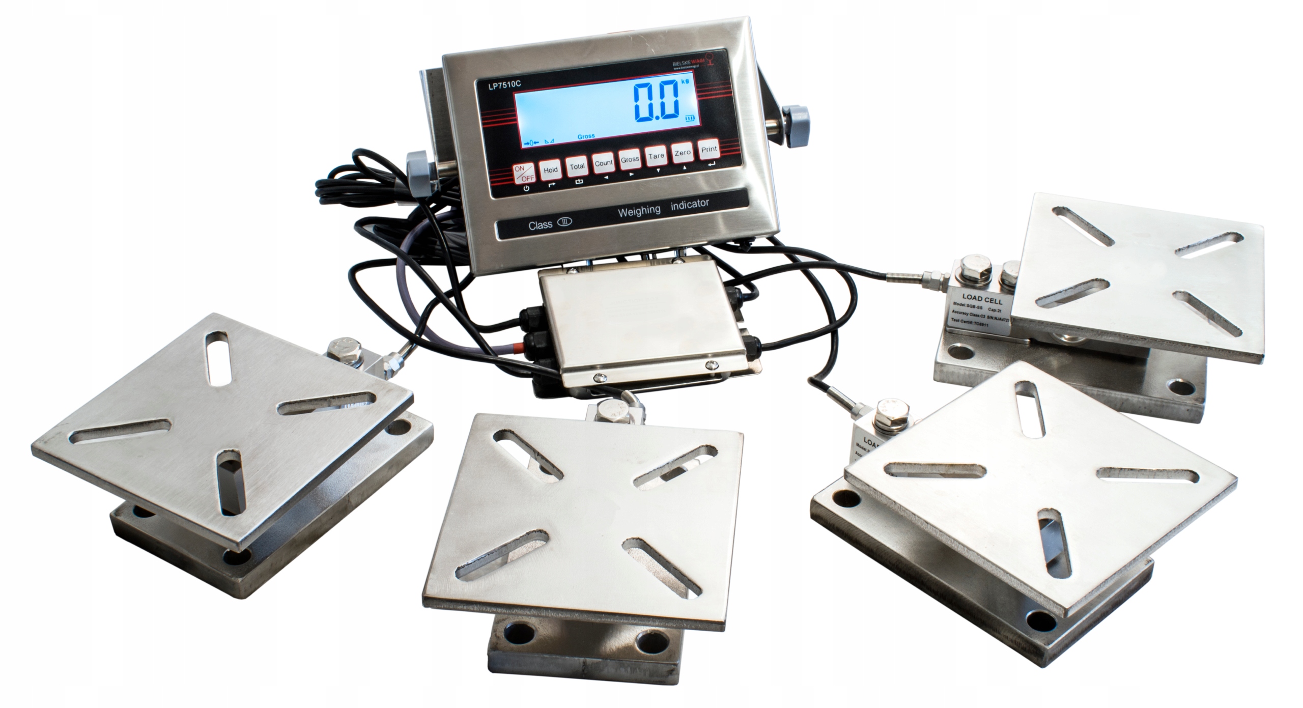 Váha pod Nádrž na Mléko Míchadlo Krmiv Nerezová 8T – Bielskie Wagi