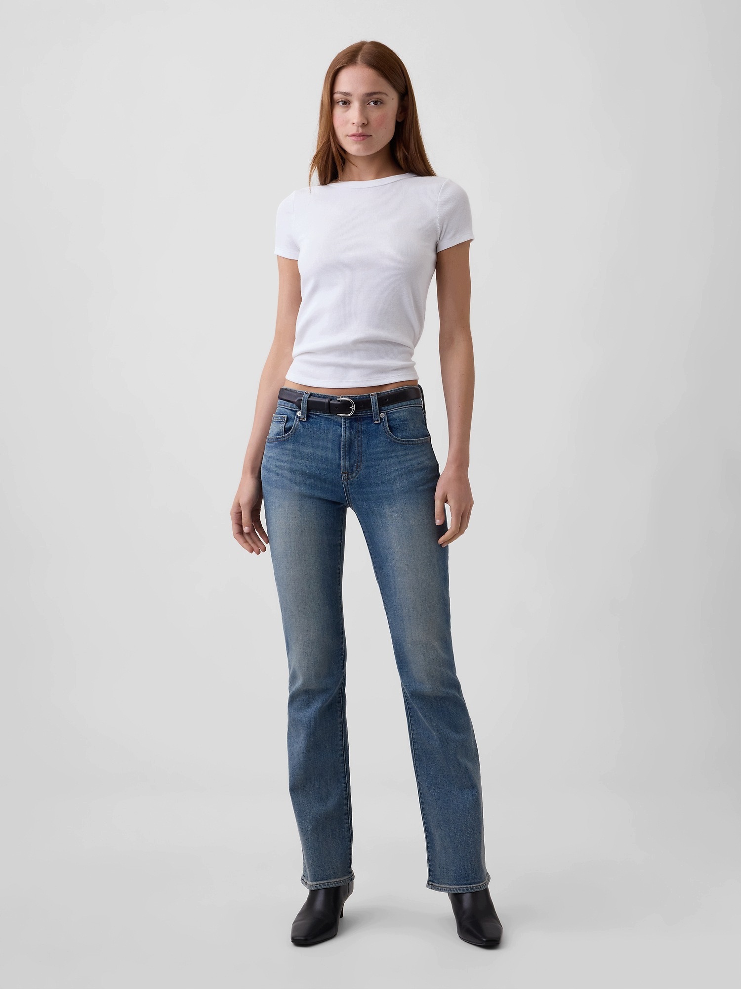 Gap Džíny Mid Rise Boot