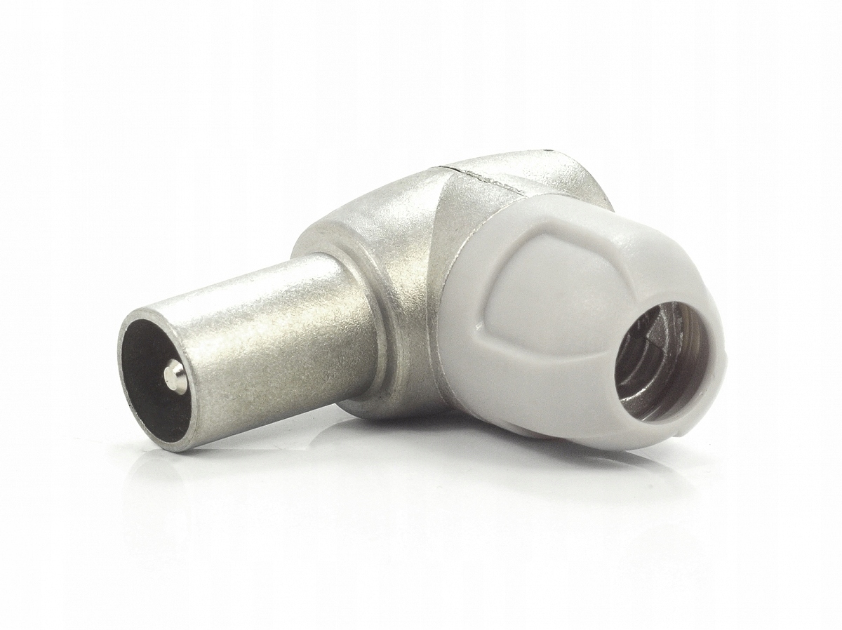 

Wtyk Tv (iec) Televes ref. 4130, kątowy, plastik