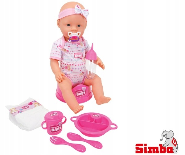 

New Born Baby Lalka funkcyjna 43 cm