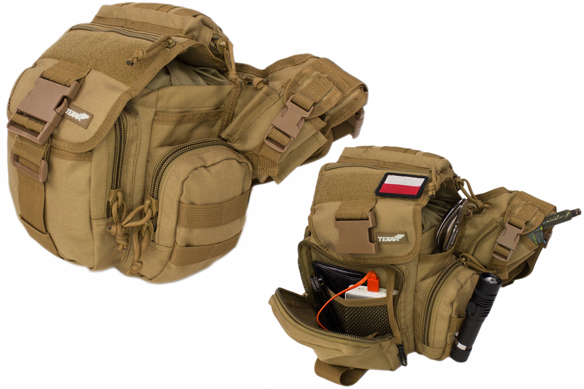 

Torba Taktyczna na ramię Commander Texar Coyote