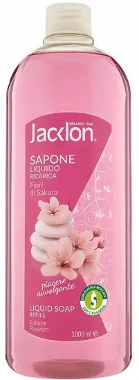 MYDŁO W PŁYNIE SAKURA KWIATY 1000 ml JACKLON zapas