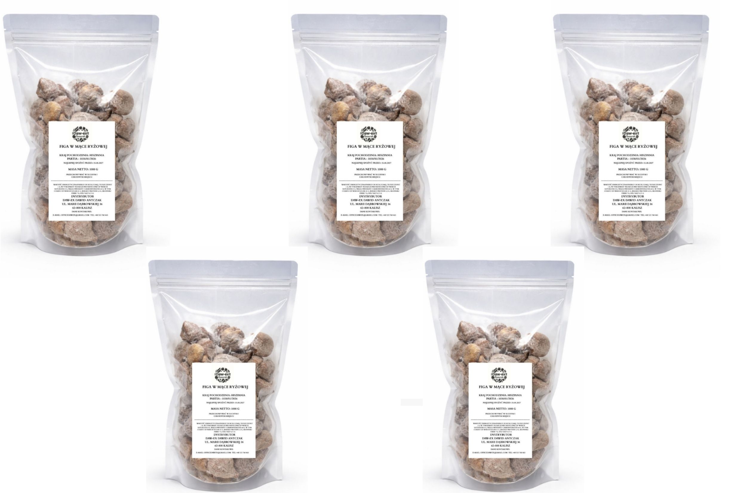 Figa Suszona W Mące Ryżowej 5 Kg – Naturalna I Soczysta –idealna Do Deserów