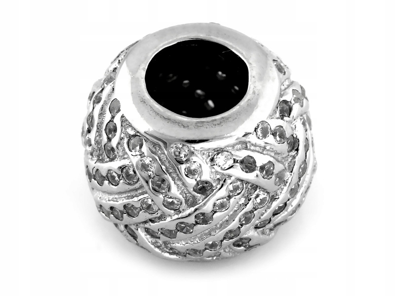 Stříbrný přívěsek 925 Kulička Se Zirkony 2,23 g, ideální jako dárek