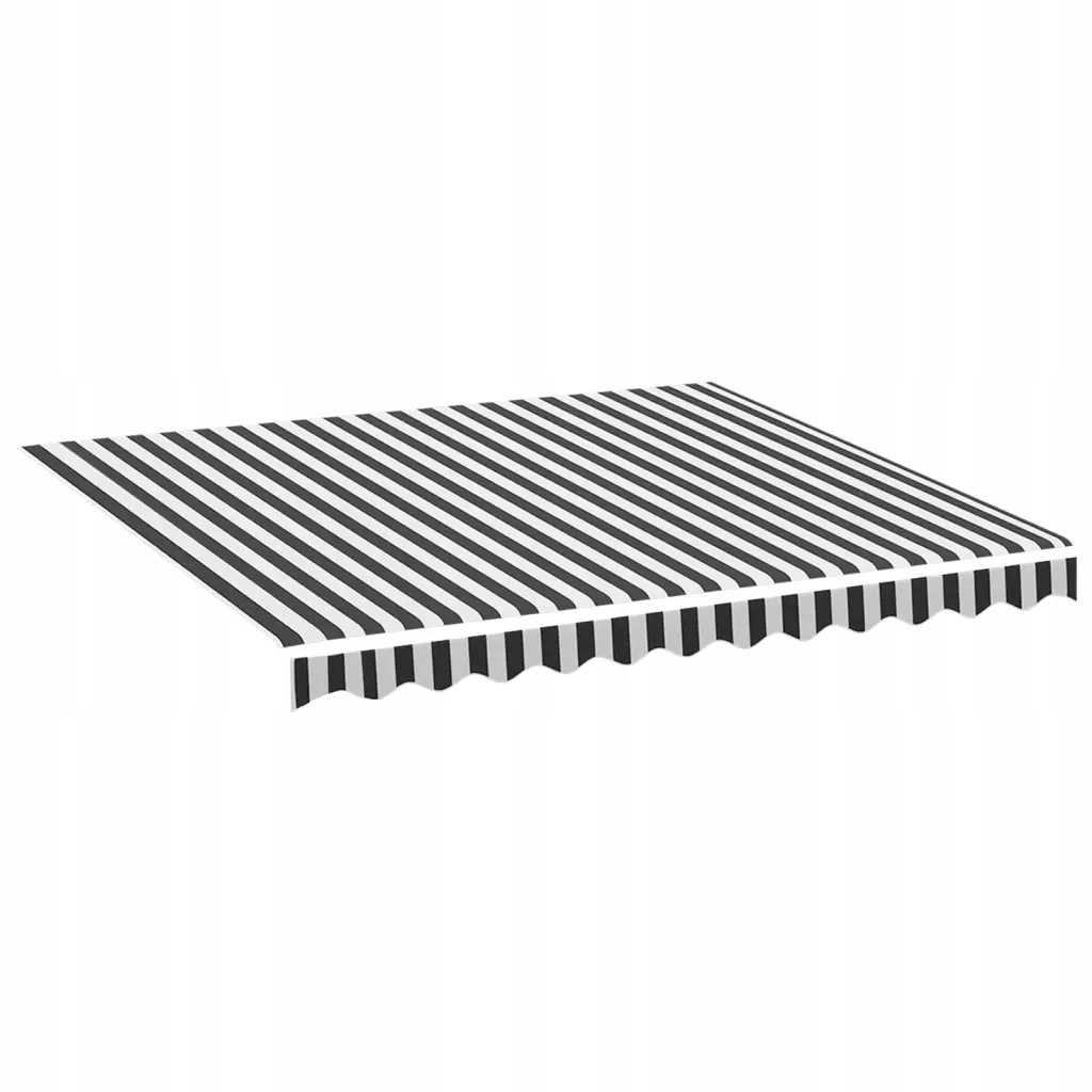 Náhradní tkanina pro markýzu Polyester Antracitově bílá 280 x 245 cm