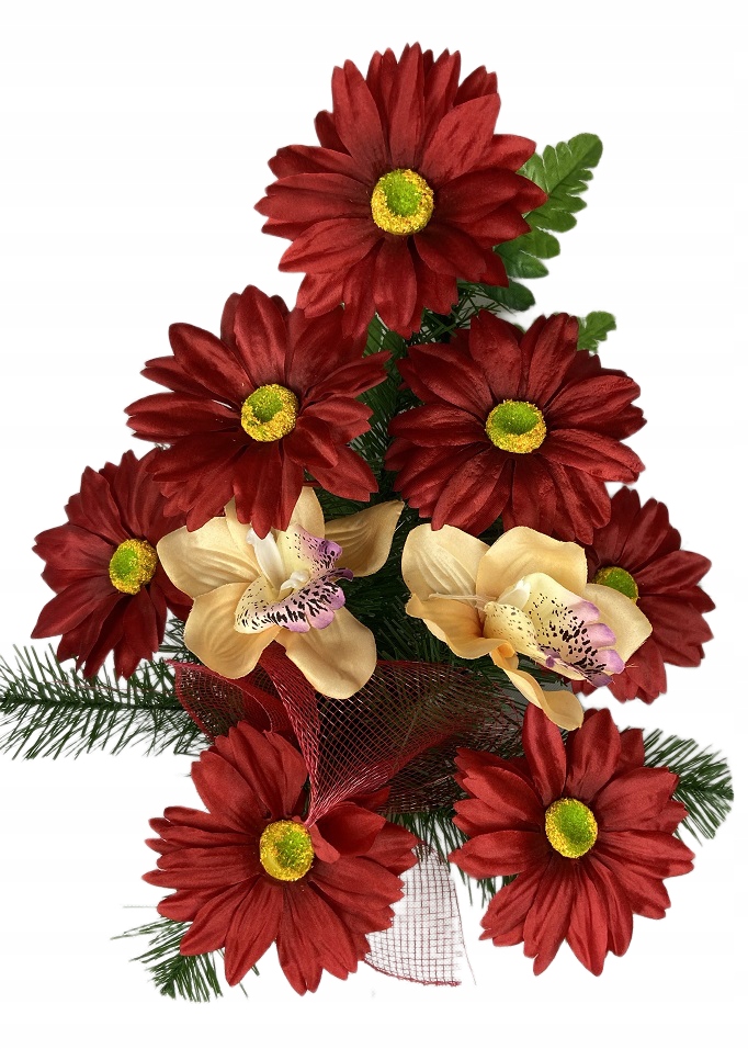 

stroik na cmentarz grób kompozycja wiązanka pomnik