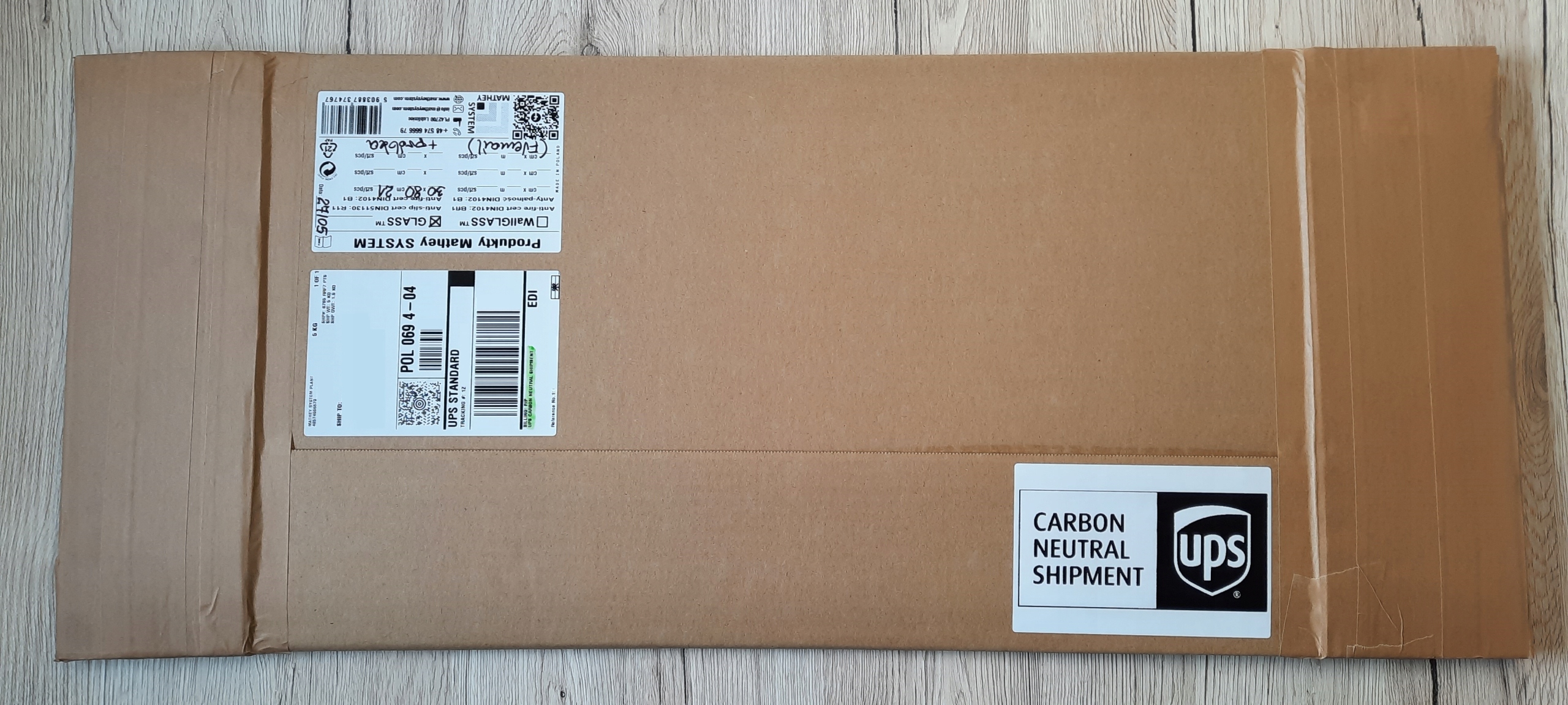 Nakładki na schody drewniane dębowe GLASS 30x90cm Grubość 300 mm