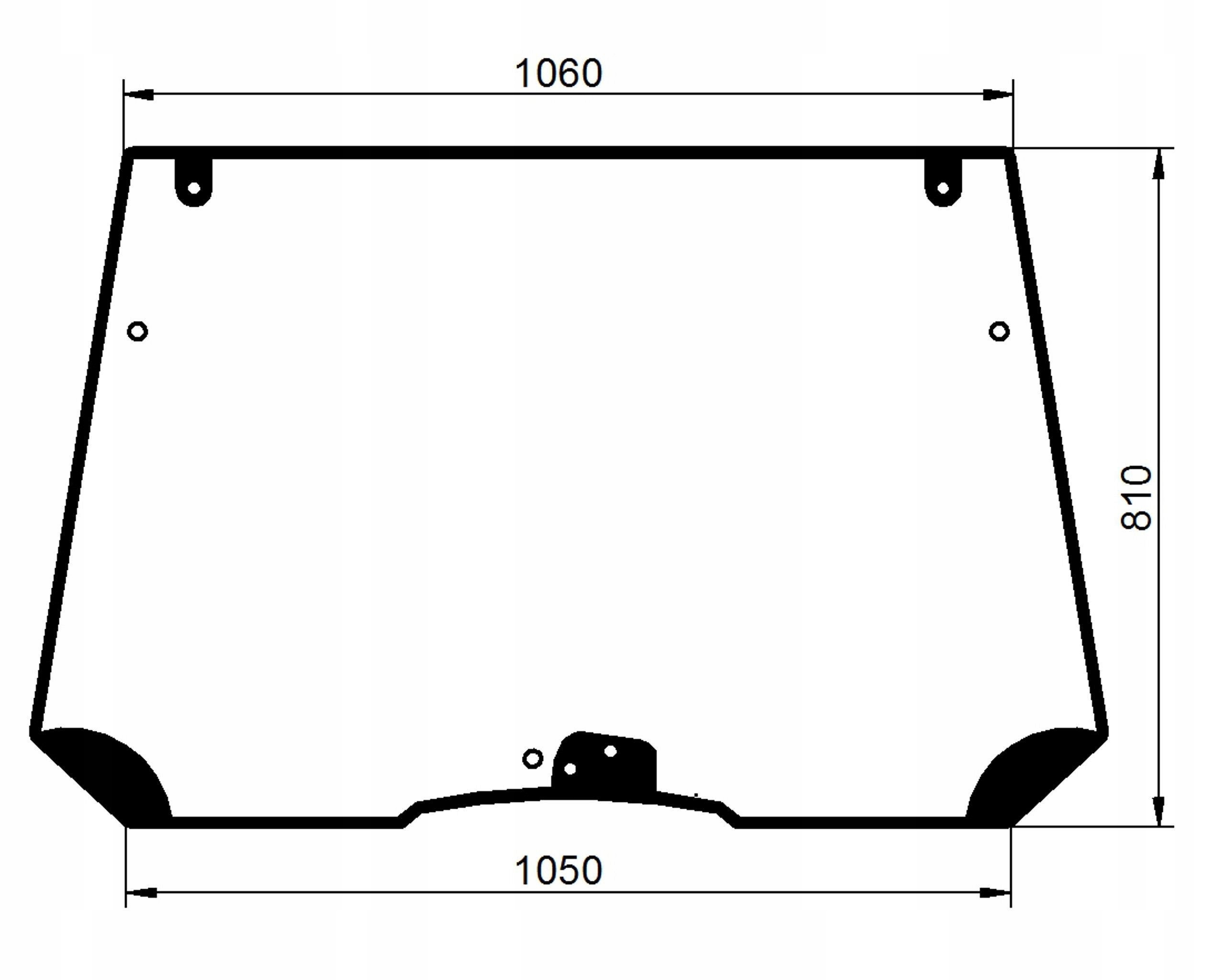 sklo Deutz Lamborghini Same přední 0.019.9137.0