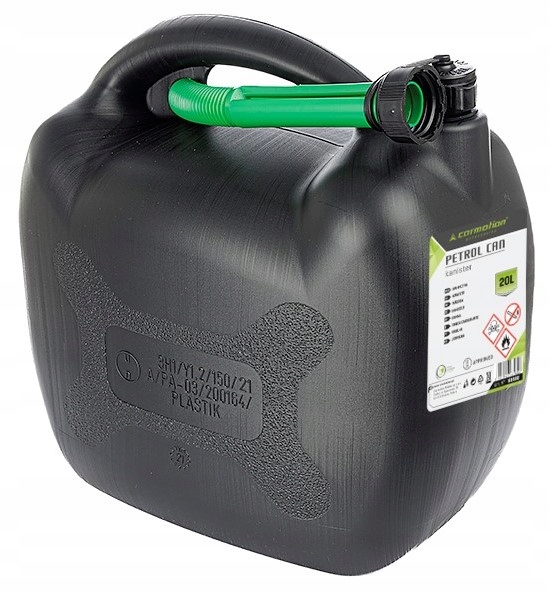 КАНІСТРА МАСЛА ПЛАСТИКОВА 20Л АТЕСТ