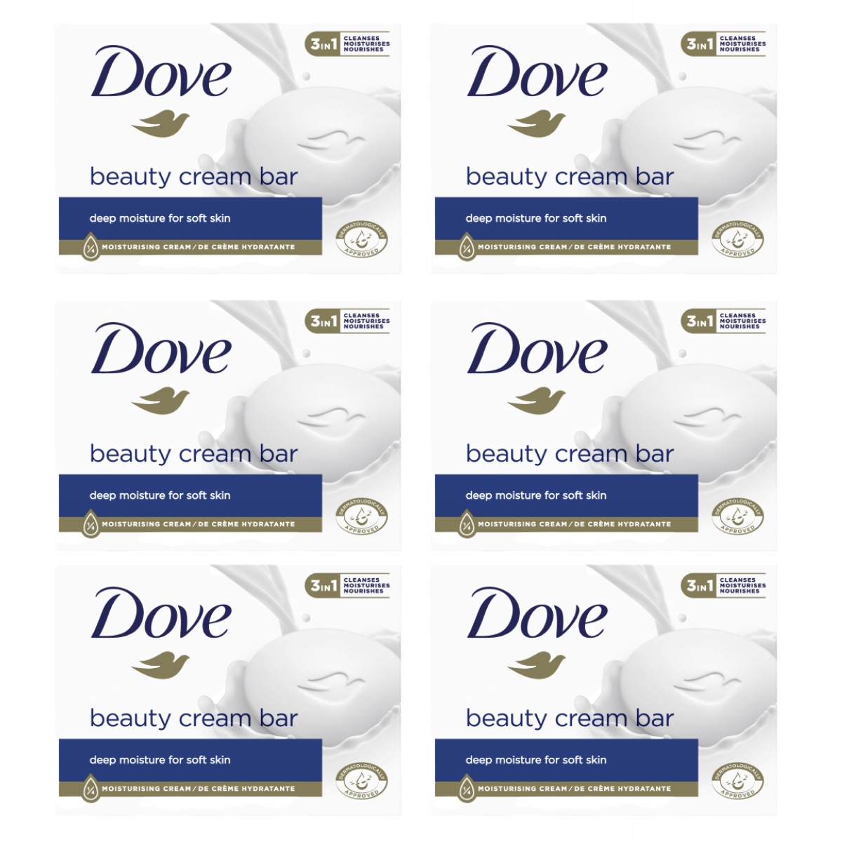 

Dove Zestaw Kremowa kostka myjąca 90 g x6