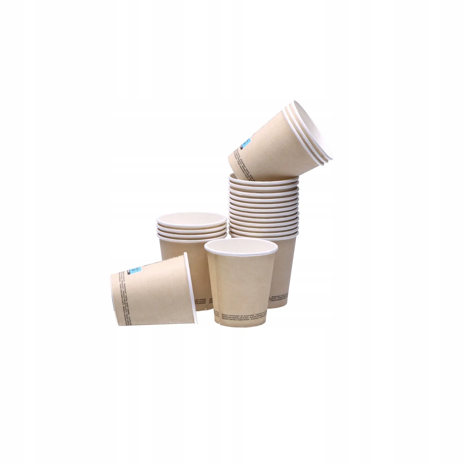 

Kubki papierowe jednorazowe kraftowe 180ml 50szt