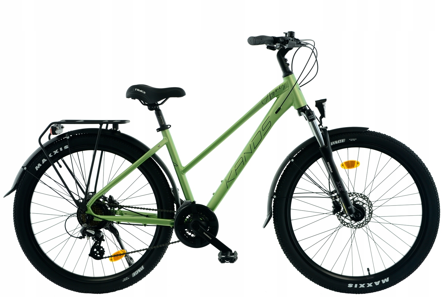 Rower Trekkingowy 27,5 Kands Agnes pistacjowy mat R14 140-150 cm Nowość!!