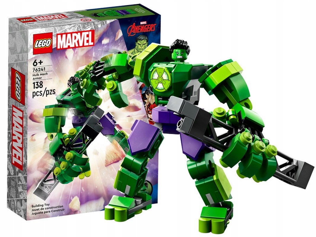 

Lego Marvel 76241 Mechaniczna Zbroja Hulka