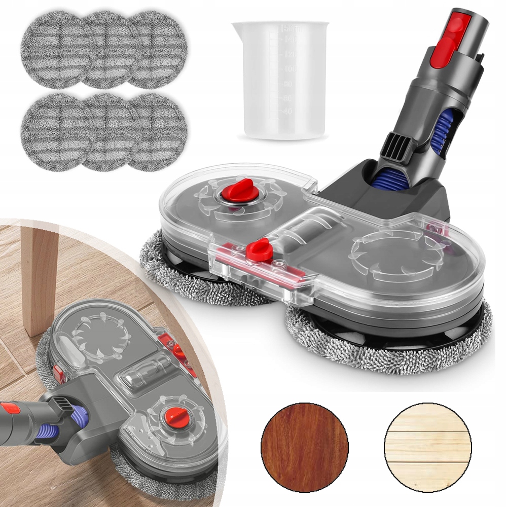 Hlava Elektrického Kartáče Hlava Mopu S Vyjímatelnou Nádržkou Na Vodu