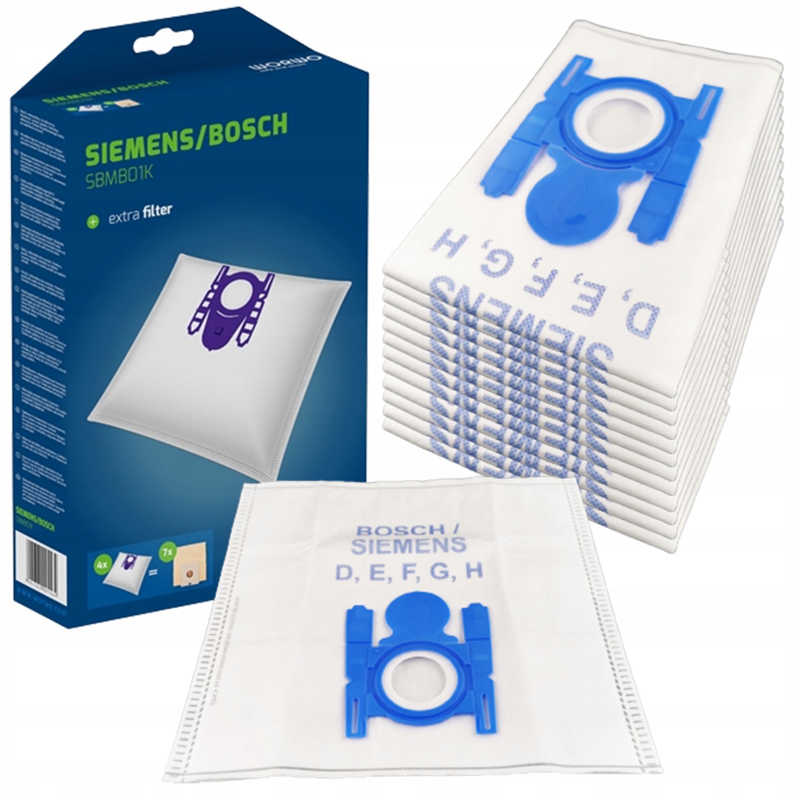 

12x Worki Do Odkurzacza Bosch Serie 2 VBBS07Z2V0