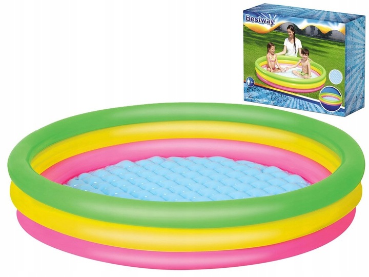 

Bestway kolorowy Basenik dmuchany 152x30cm 51103