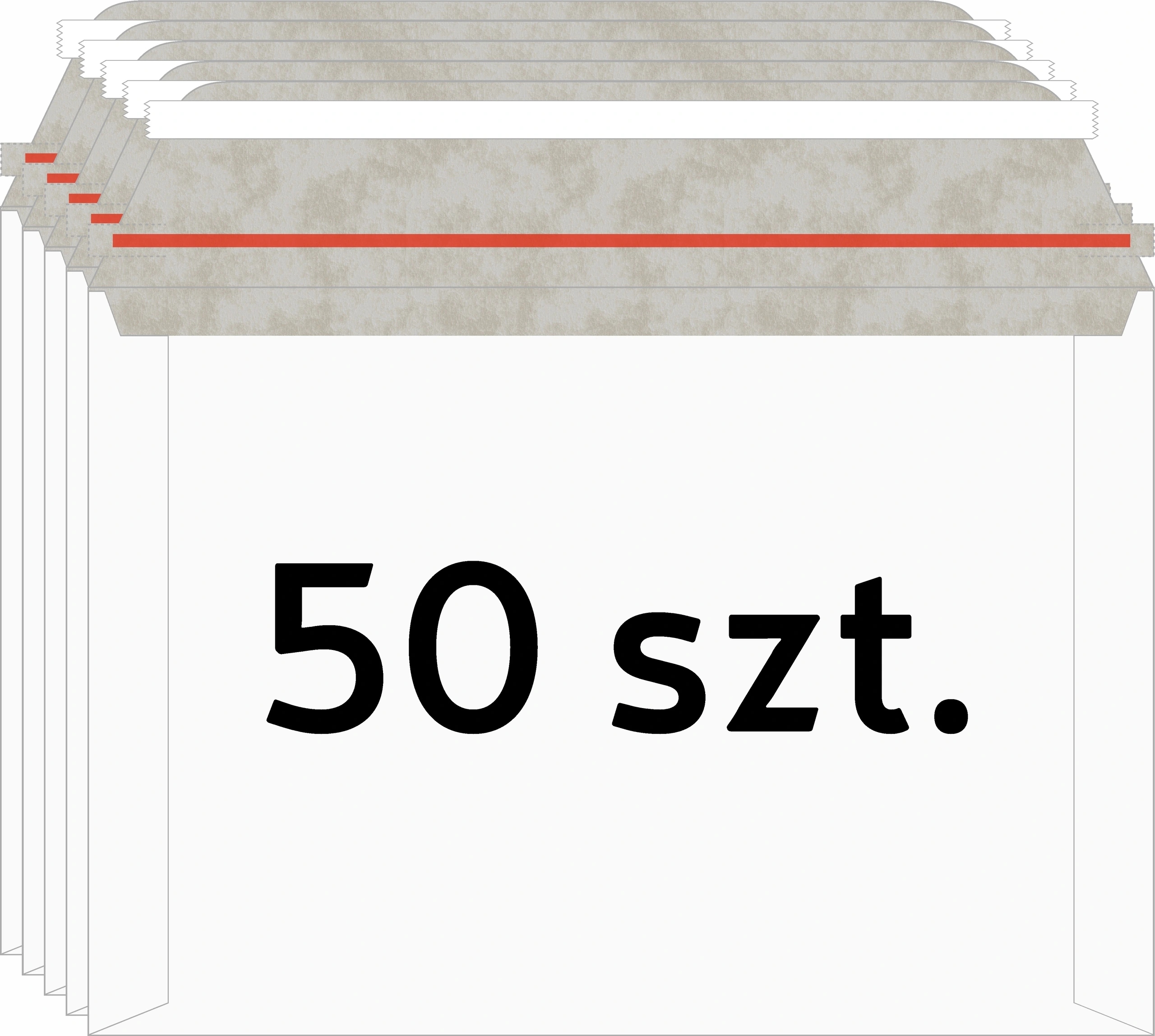 

Koperty Koperta tekturowa A4 białe 50 sztuk