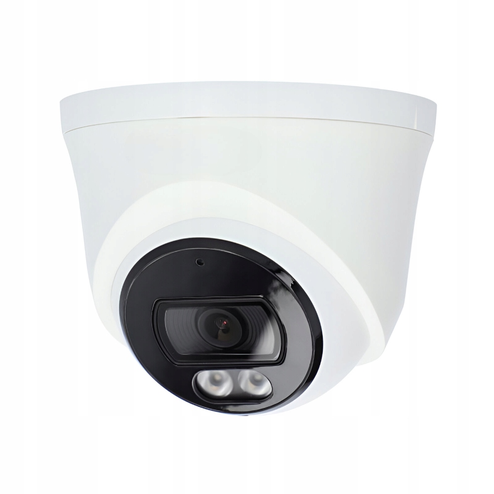 Kamera Ip zewnętrzna Kopułowa 4MPx Dual Light do domu, garażu na działkę
