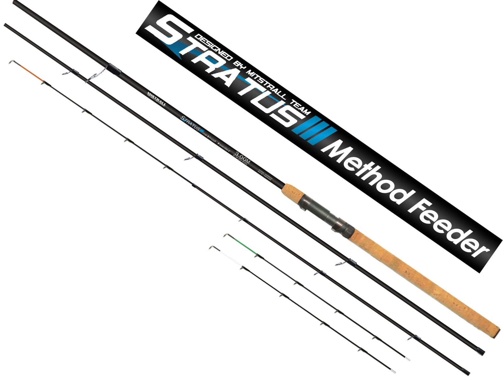 WĘDKA MISTRALL STRATUS METHOD FEEDER 3,30m /20-60g Materiał wędki włókno węglowe