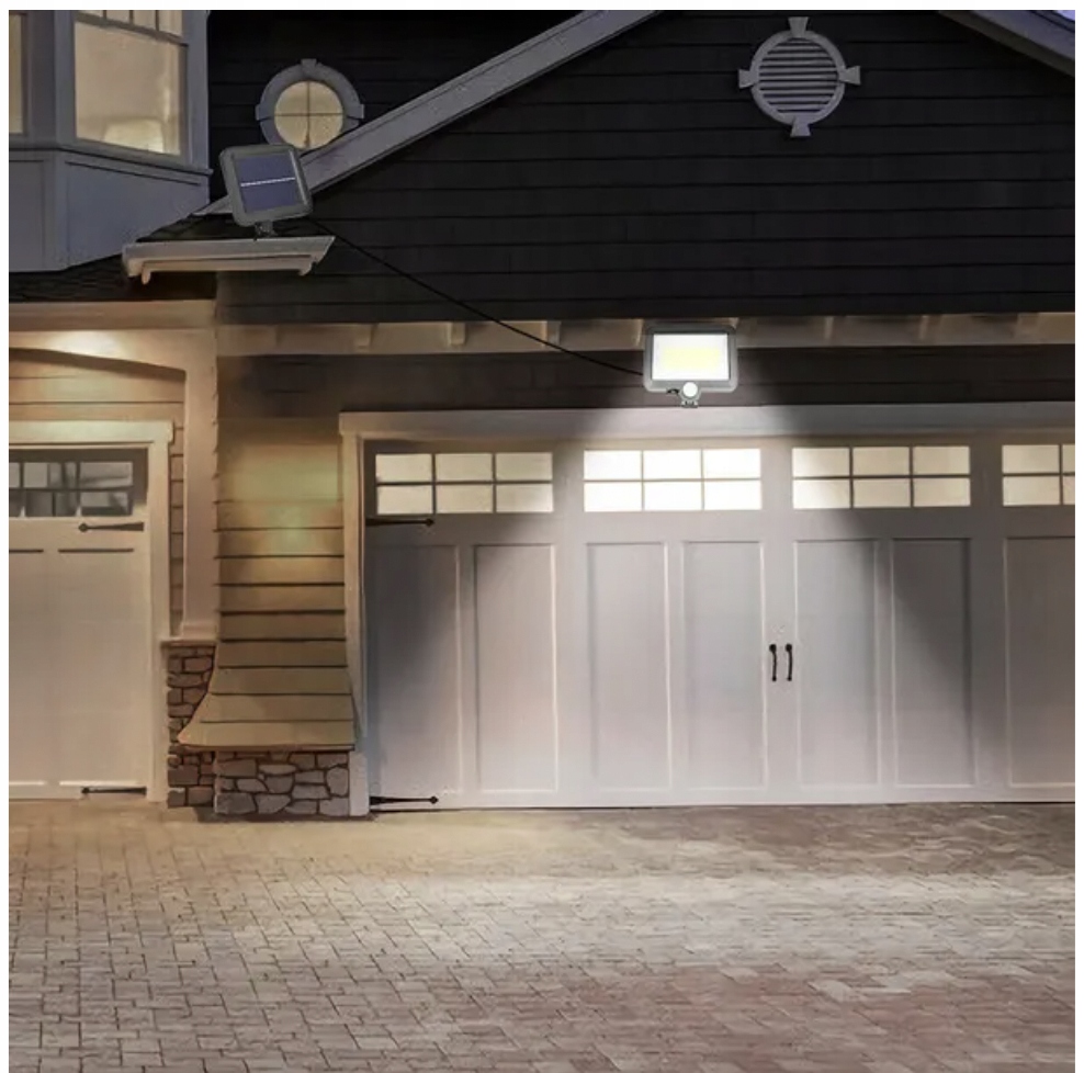 LAMPA SOLARNA Z CZUJNIKIEM RUCHU 100 LED COB Moc lampy 50 W