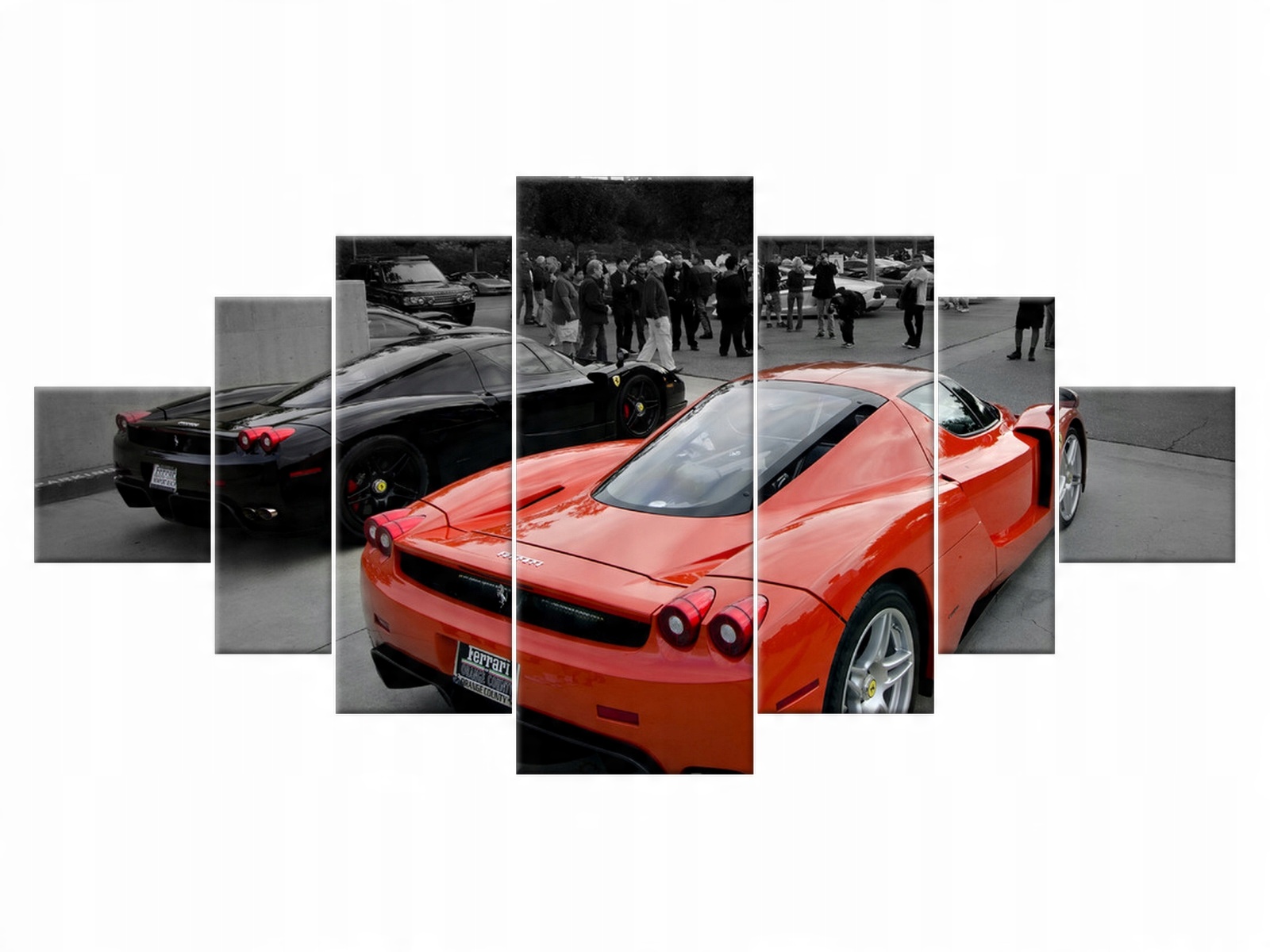 

Obraz Ferrari Enzo 200x100 Samochód Rośliny