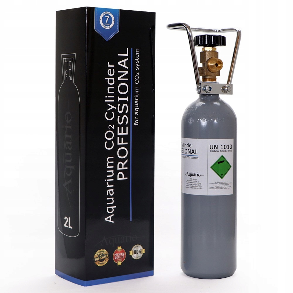 Levně CO2 láhev Aquario 10 cm x 45 cm 2 l