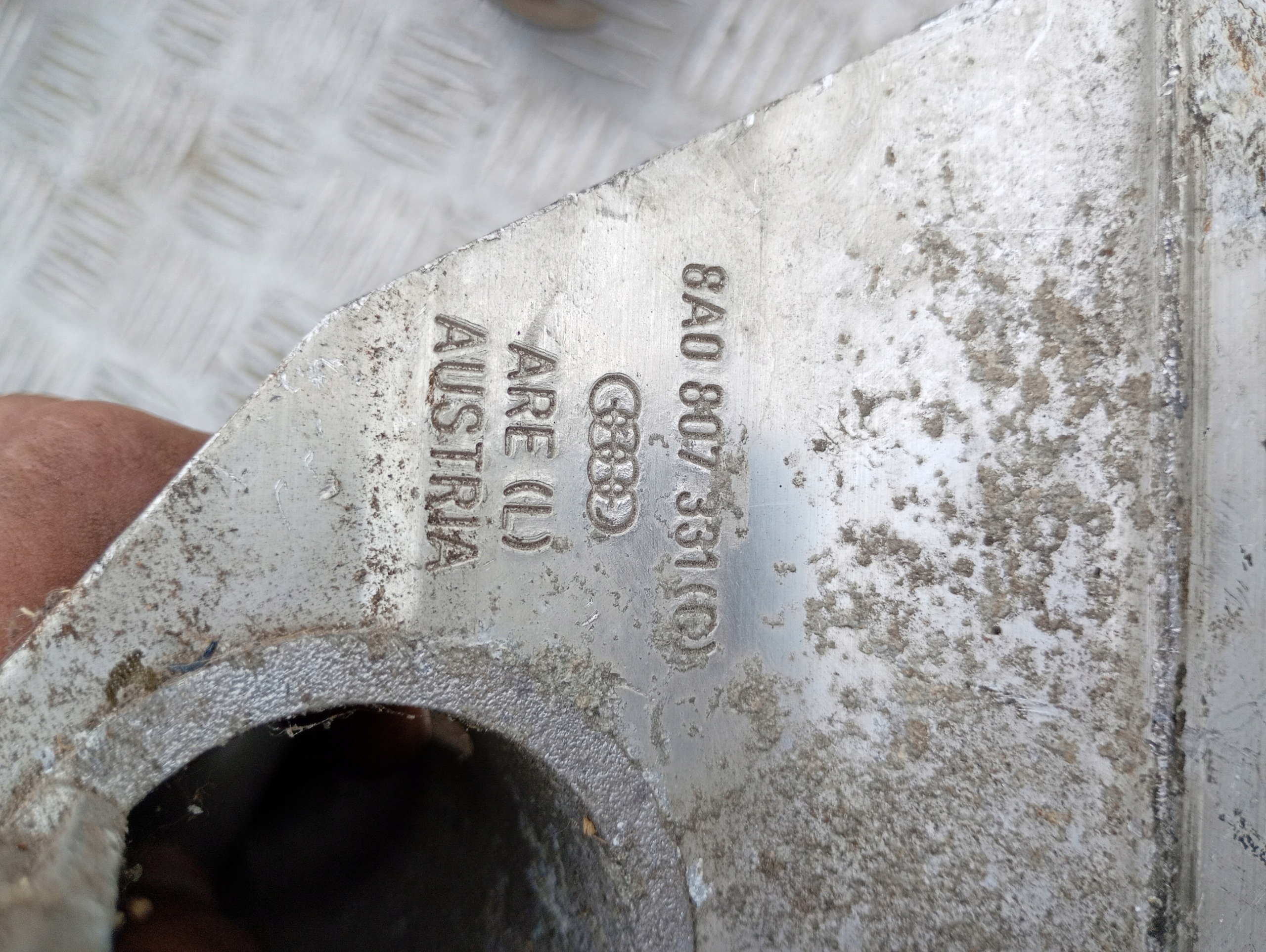 Audi 80 b4 absorber Versteifung der Stoßstange heck links oder rechts 8A0807332C