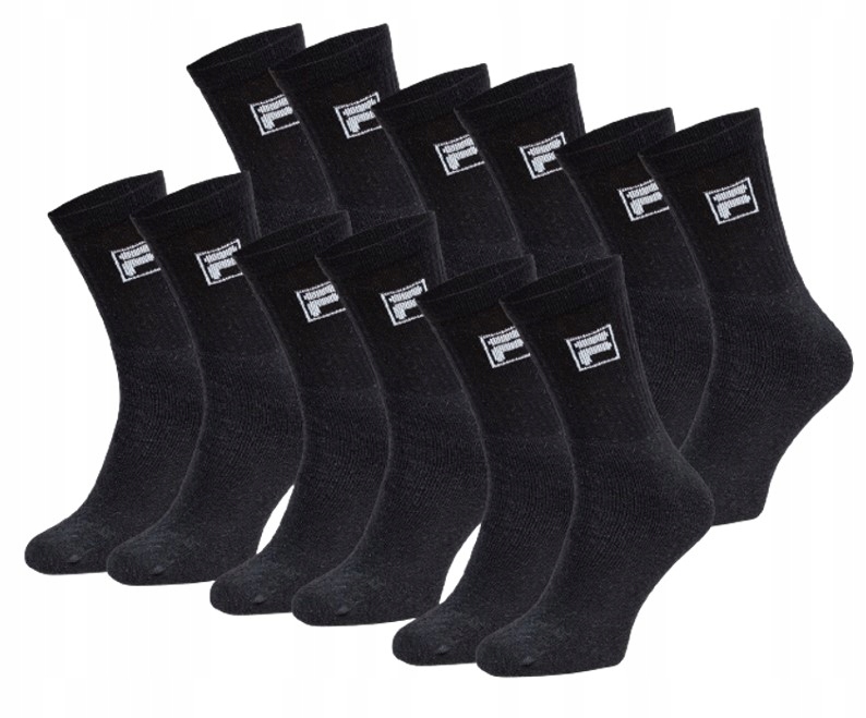 

Fila skarpety długie bawełna 6PAK r. 43-46 czarne