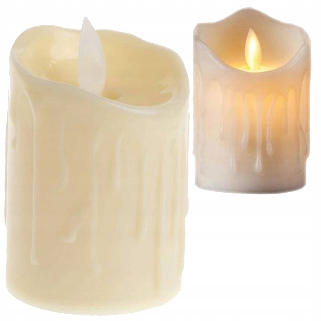 

Świeczka Na Baterie Znicz Led Ruchomy Płomień 5x9