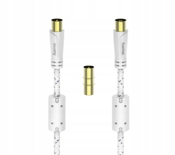 

Kabel antenowy Hama 1122448 5 metrów Biały